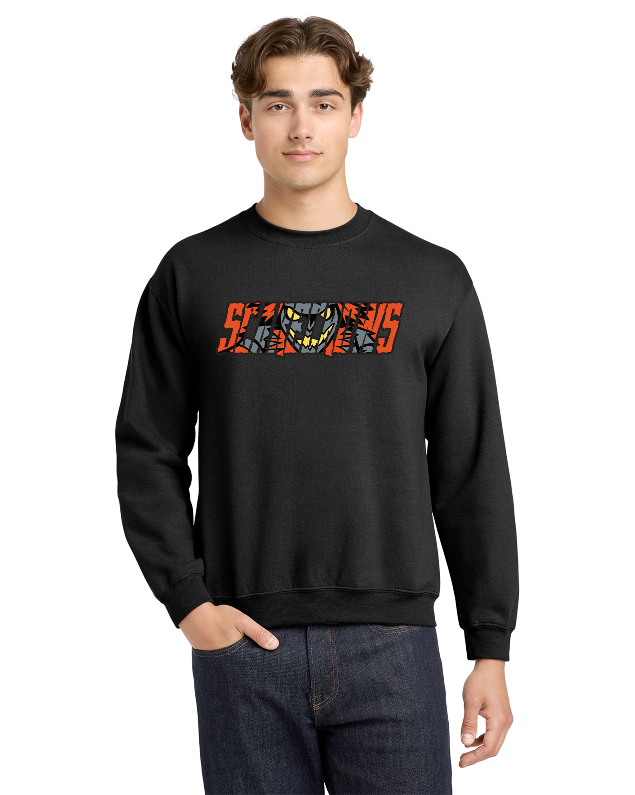 Topeka Scarecrows Slash - Gildan Unisex Heavy Blend Crewneck Sweatshirt - 18000