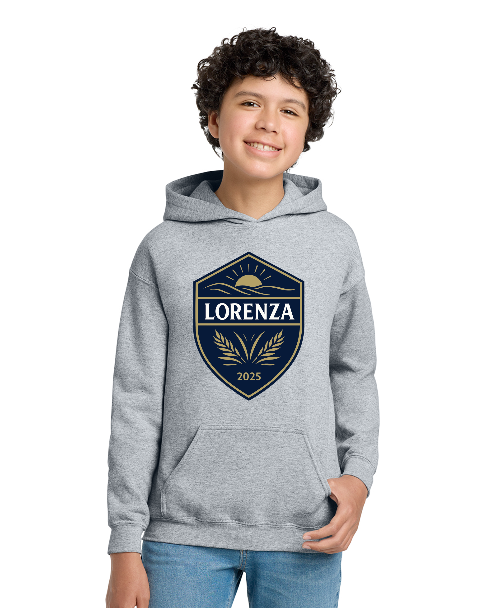 Lorenza Soccer - Gildan Youth Heavy Blend Hooded Sweatshirt - 18500B