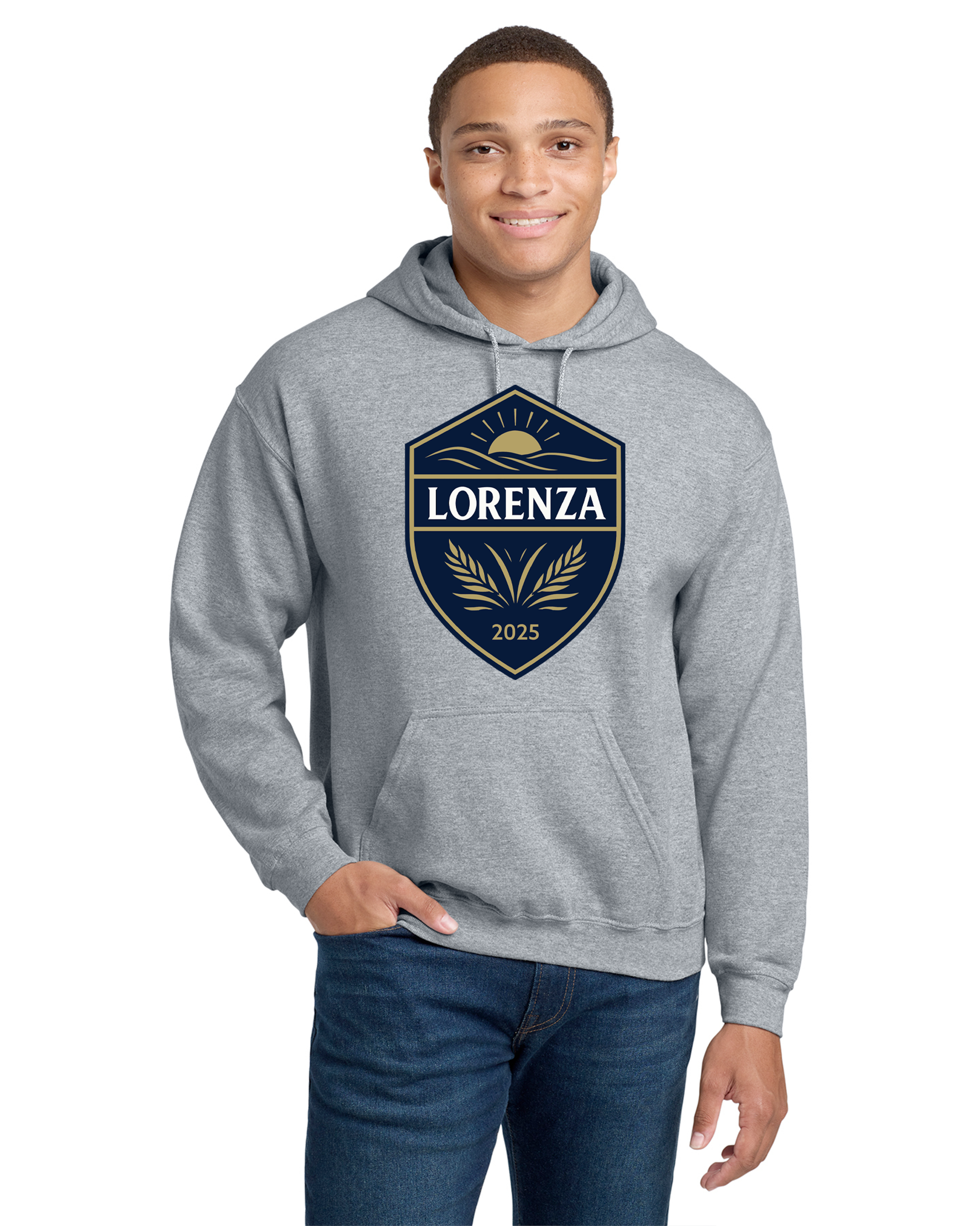 Lorenza Soccer - Gildan Unisex Heavy Blend Hooded Sweatshirt - 18500