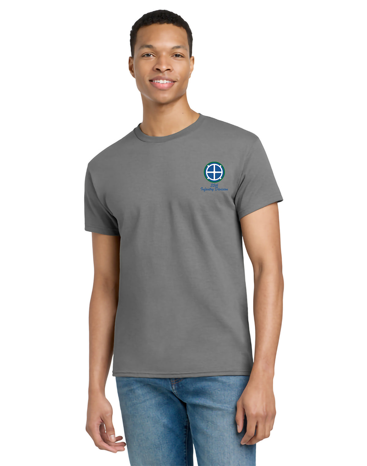 35th Infantry Division - Gildan Adult Ultra Cotton T-Shirt - G200 (Front Only)