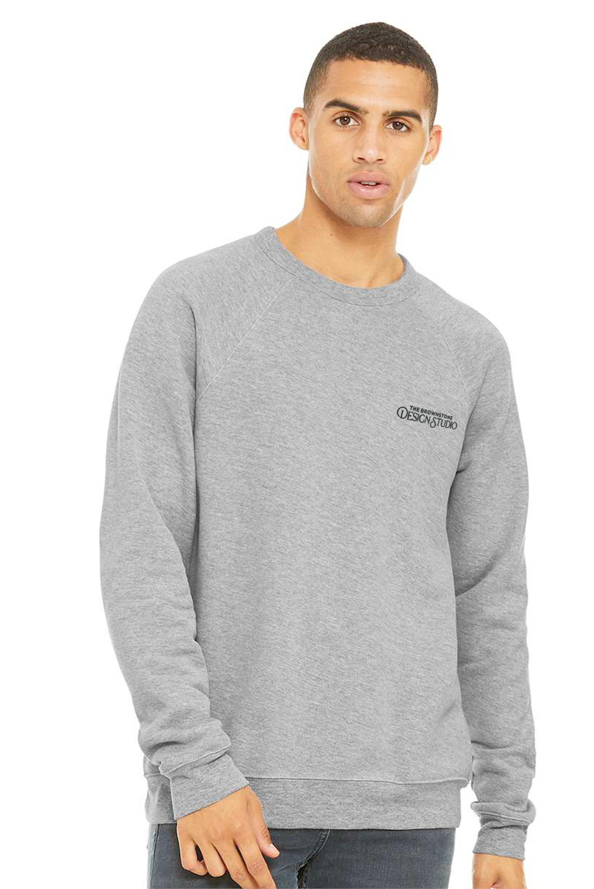 The Brownstone Design Studio - Bella + Canvas Sponge Fleece Raglan Crewneck Sweatshirt - 3901