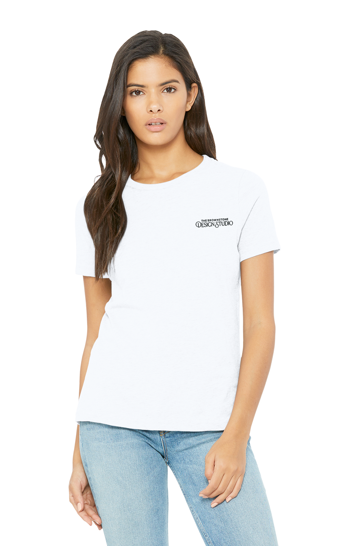 The Brownstone Design Studio - Bella + Canvas Women’s Relaxed Fit Heather CVC Tee - 6400CVC