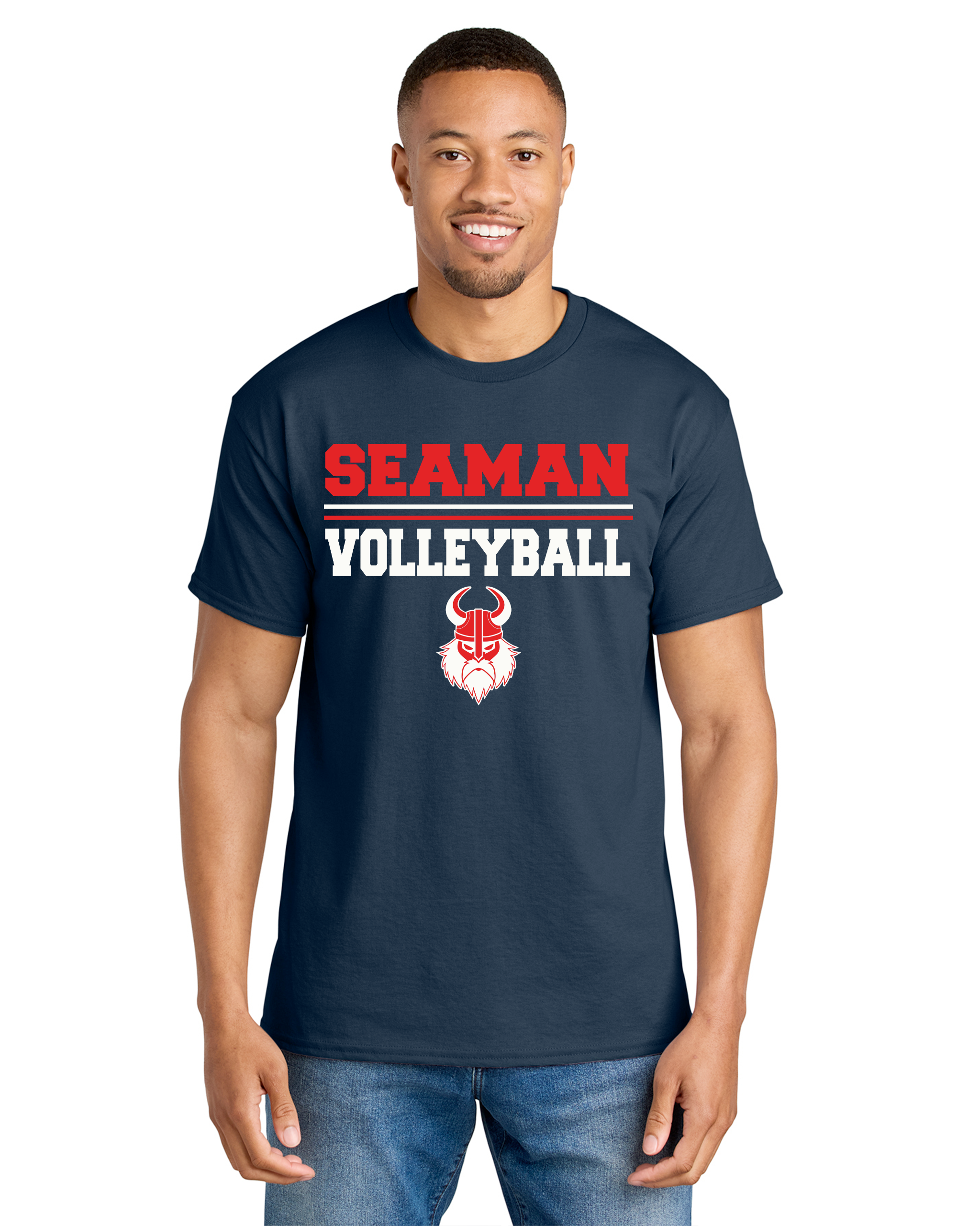 SMS Volleyball - Gildan Adult 50/50 T-Shirt - 8000