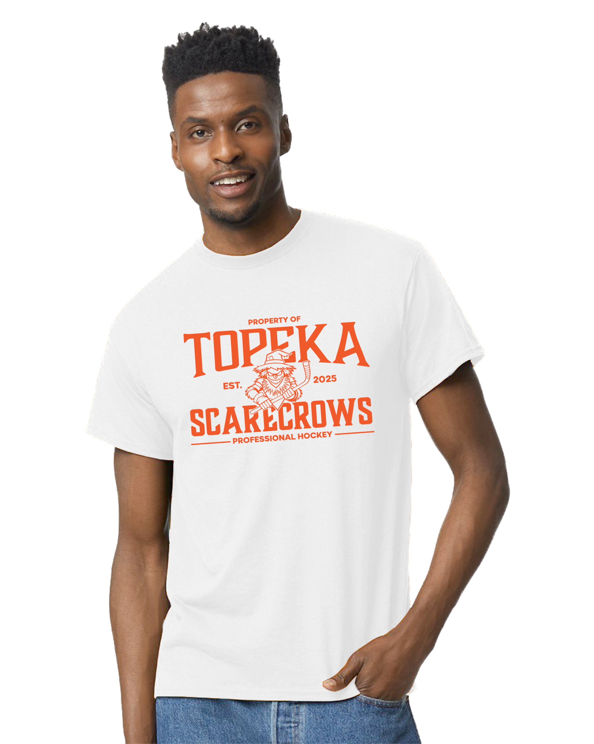 Property of Topeka Scarecrows - Gildan Unisex DryBlend T-Shirt - 8000