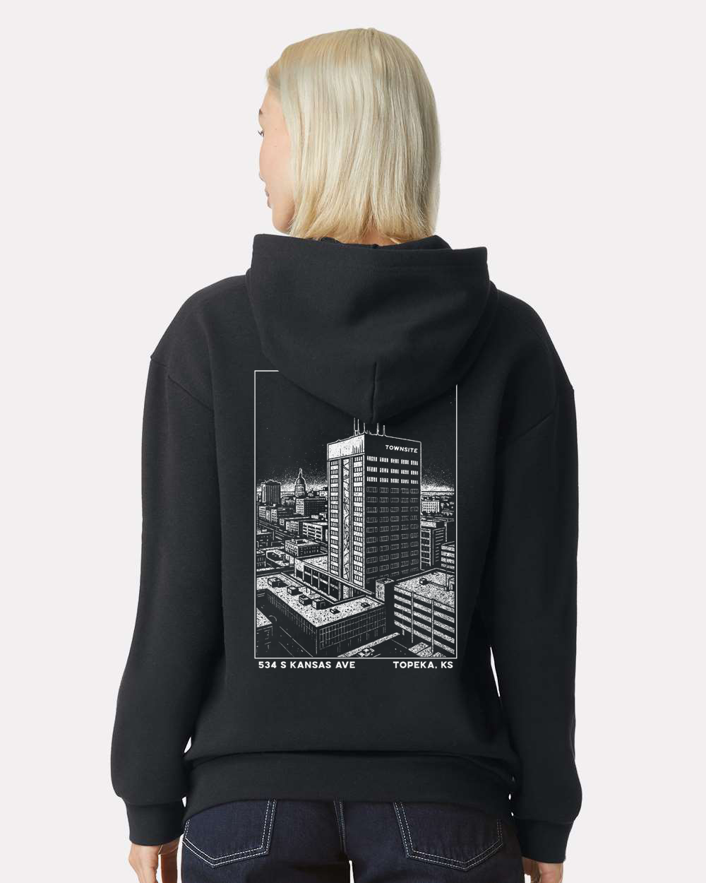 K1 Realty - American Apparel Unisex ReFlex Fleece Hoodie Sweatshirt - RF498