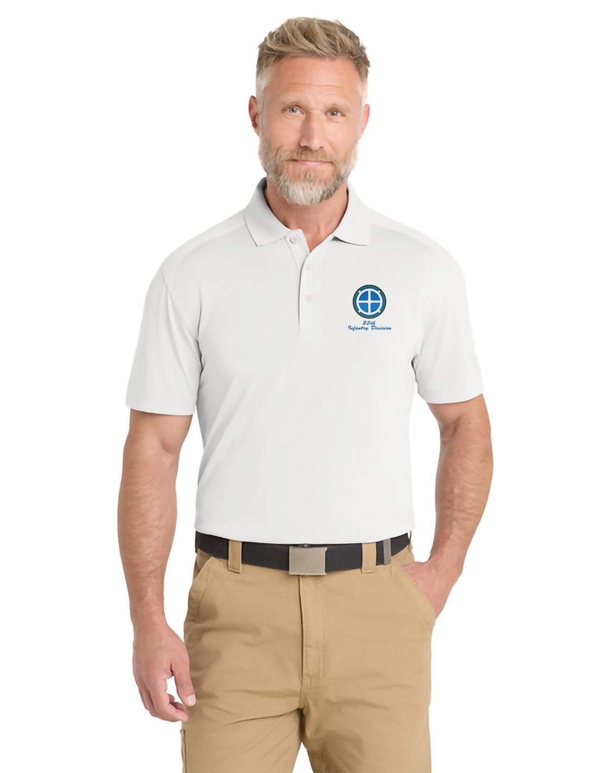 35th Infantry Division - CornerStone Select Lightweight Snag-Proof Polo - CS418