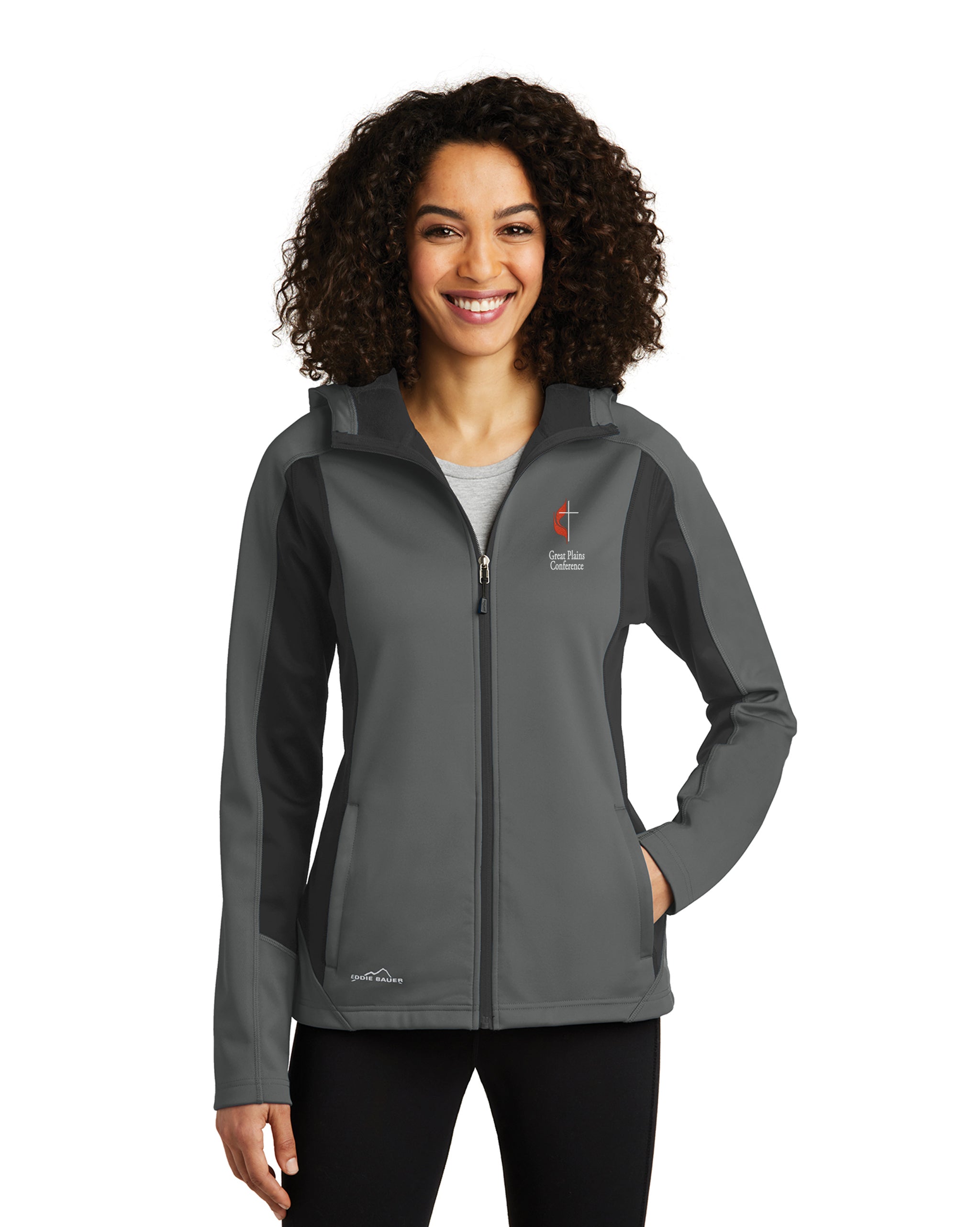 Great Plains UMC - Eddie Bauer Ladies Trail Soft Shell Jacket - EB543