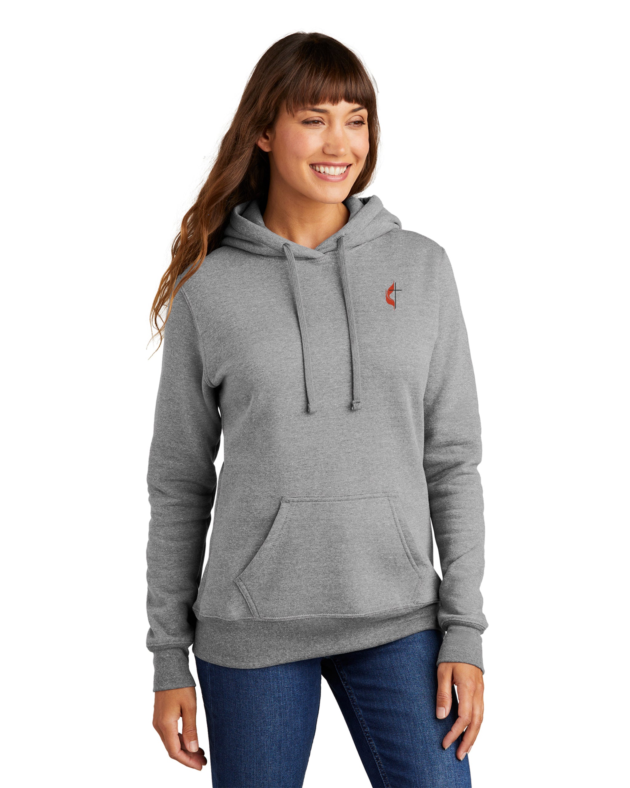 Great Plains UMC - Port & Company Ladies Core Fleece Pullover Hooded Sweatshirt - LPC78H