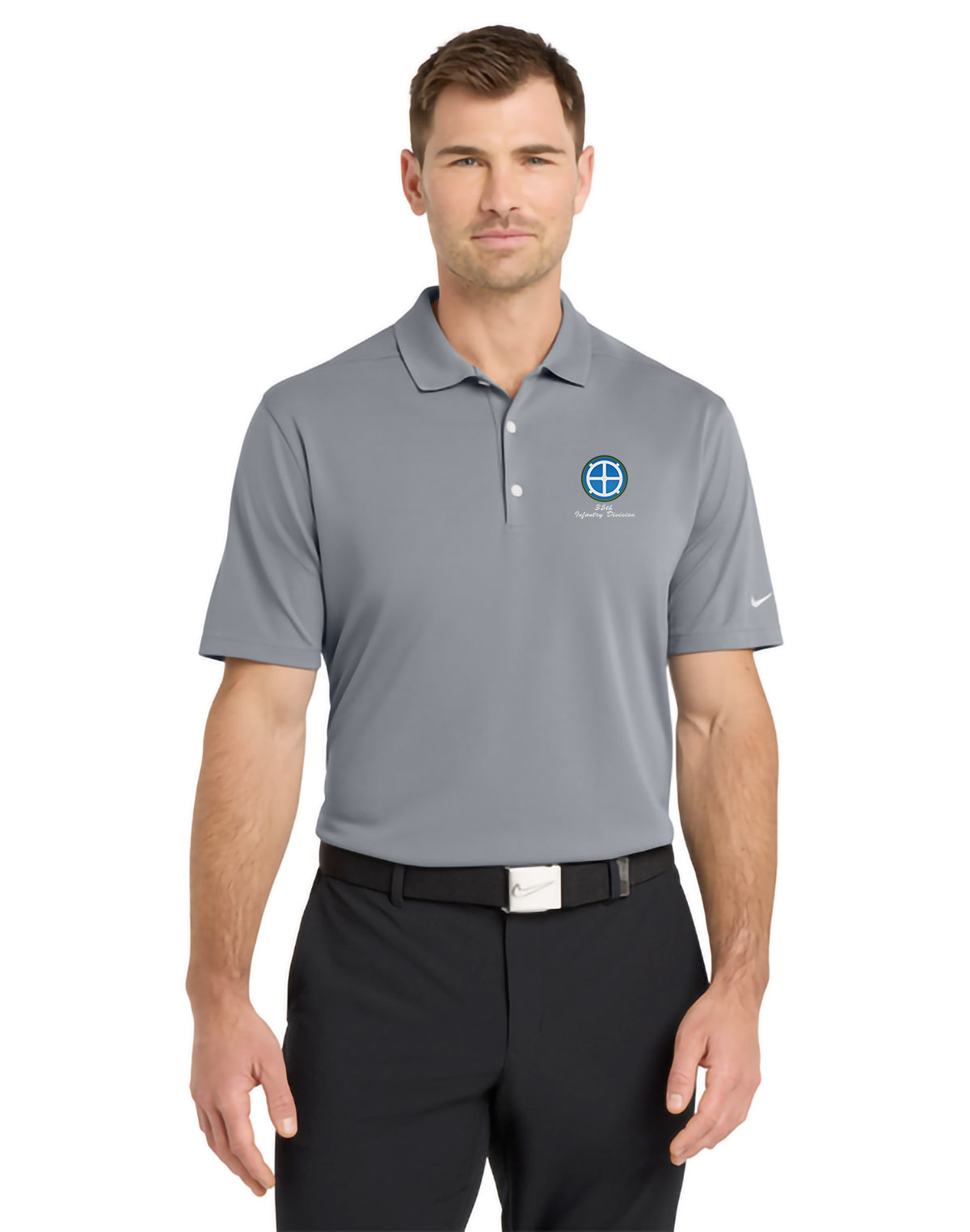 35th Infantry Division - Nike Dri-FIT Micro Pique 2.0 Polo - NKDC1963