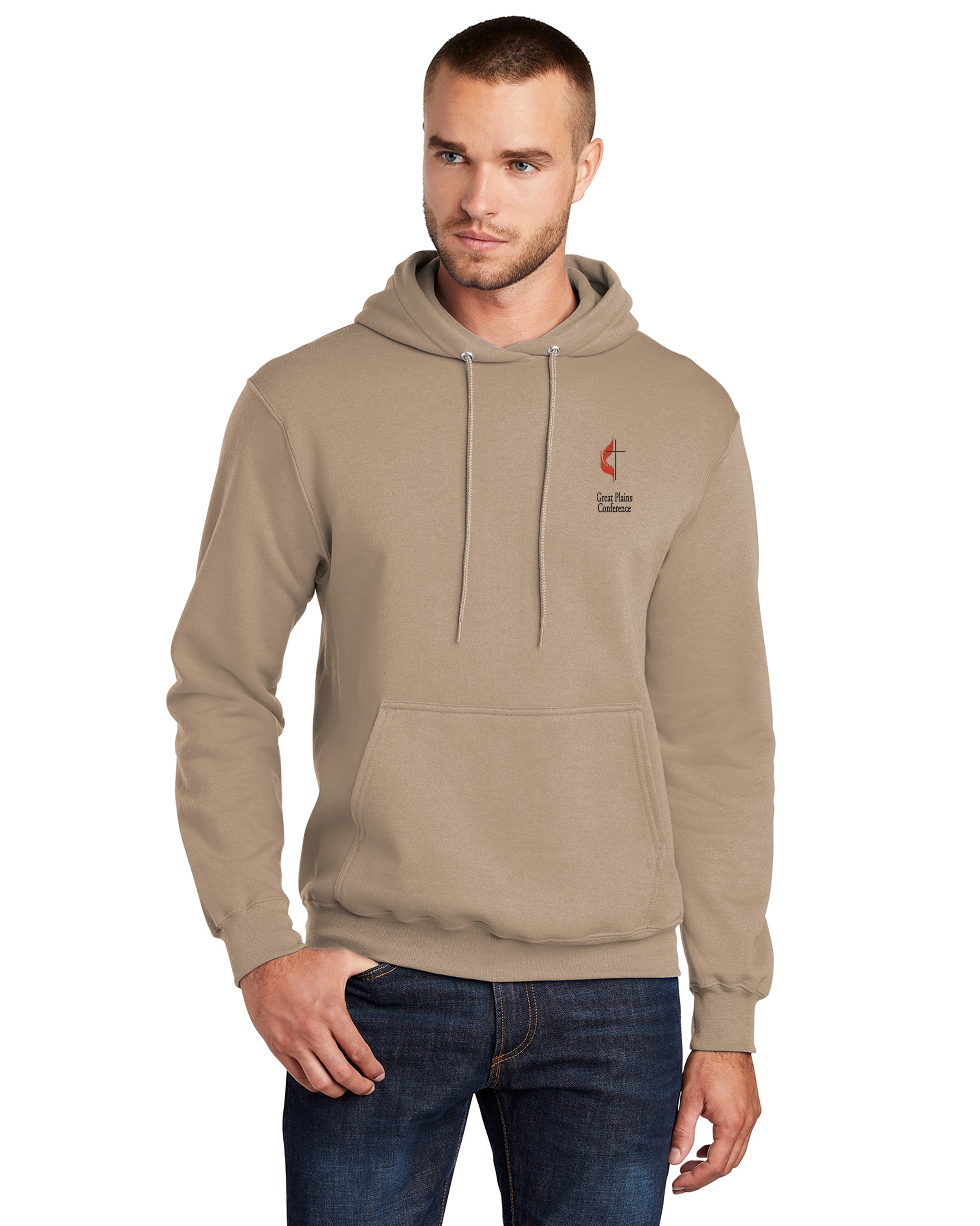 Great Plains UMC - Port & Company Core Fleece Pullover Hooded Sweatshirt - PC78H