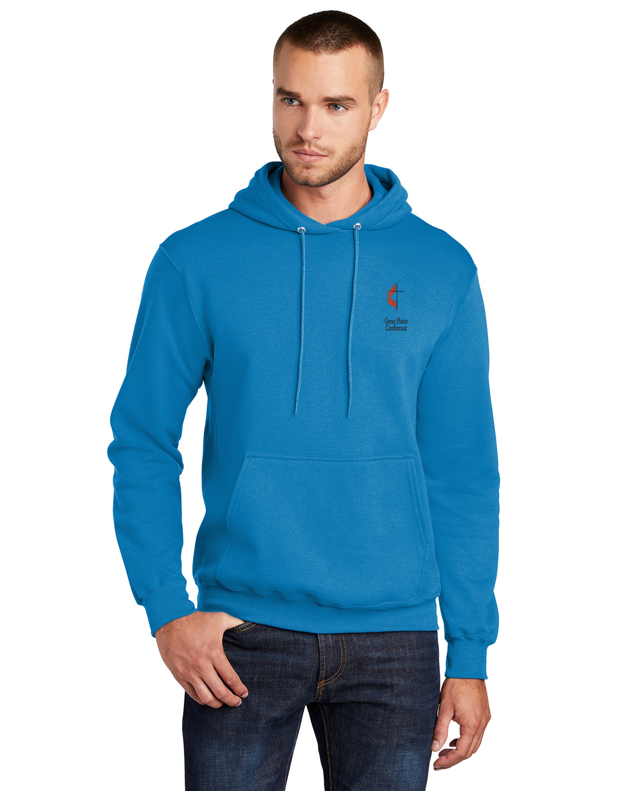 Great Plains UMC - Port & Company Core Fleece Pullover Hooded Sweatshirt - PC78H