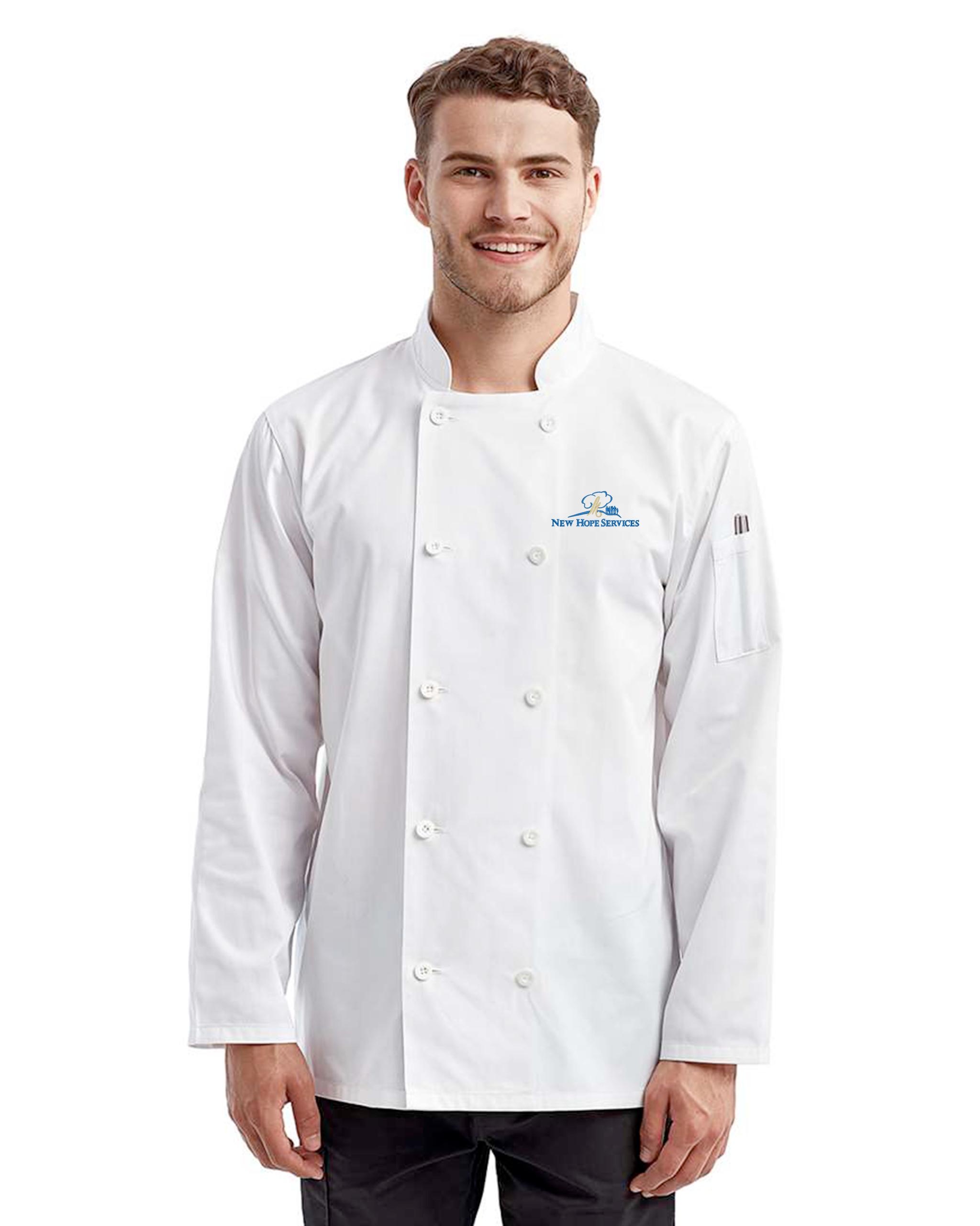 Medicalodges - Artisan Collection by Reprime Unisex Recycled Chef Coat - RP657