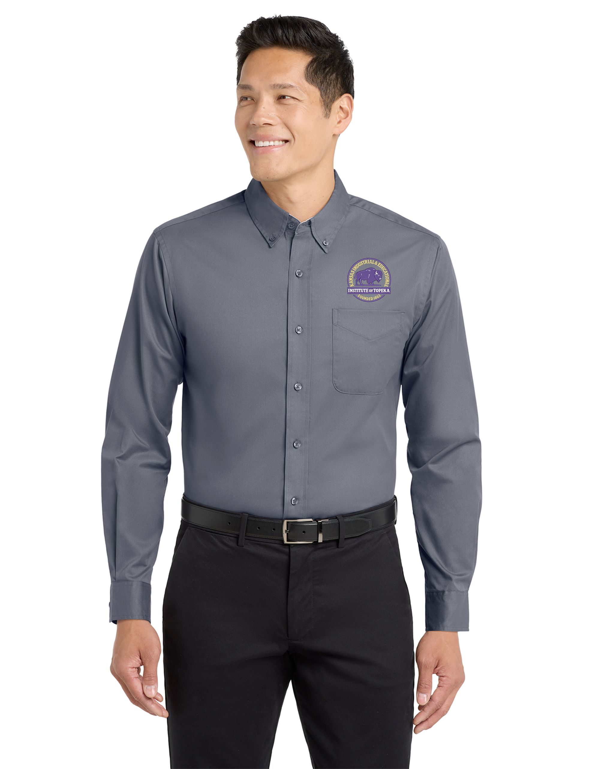 KSI - Port Authority Long Sleeve Easy Care Shirt - S608