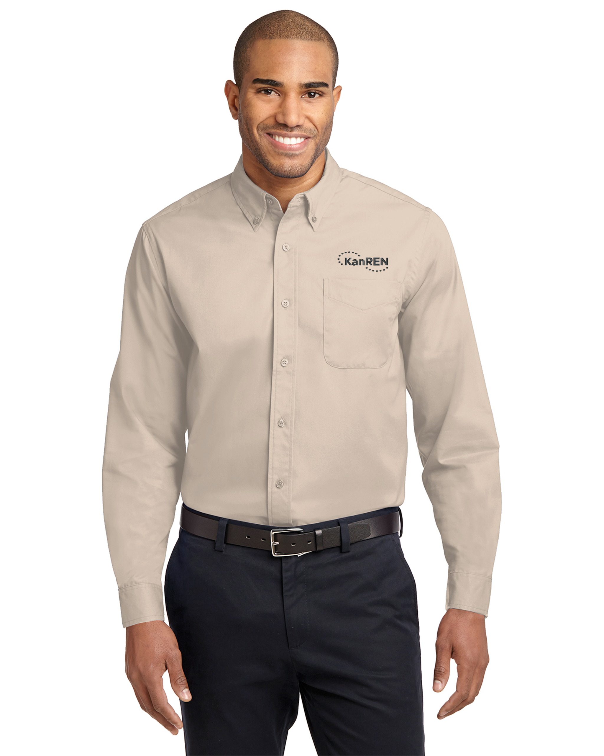 KanRen - Port Authority Tall Long Sleeve Easy Care Shirt - TLS608