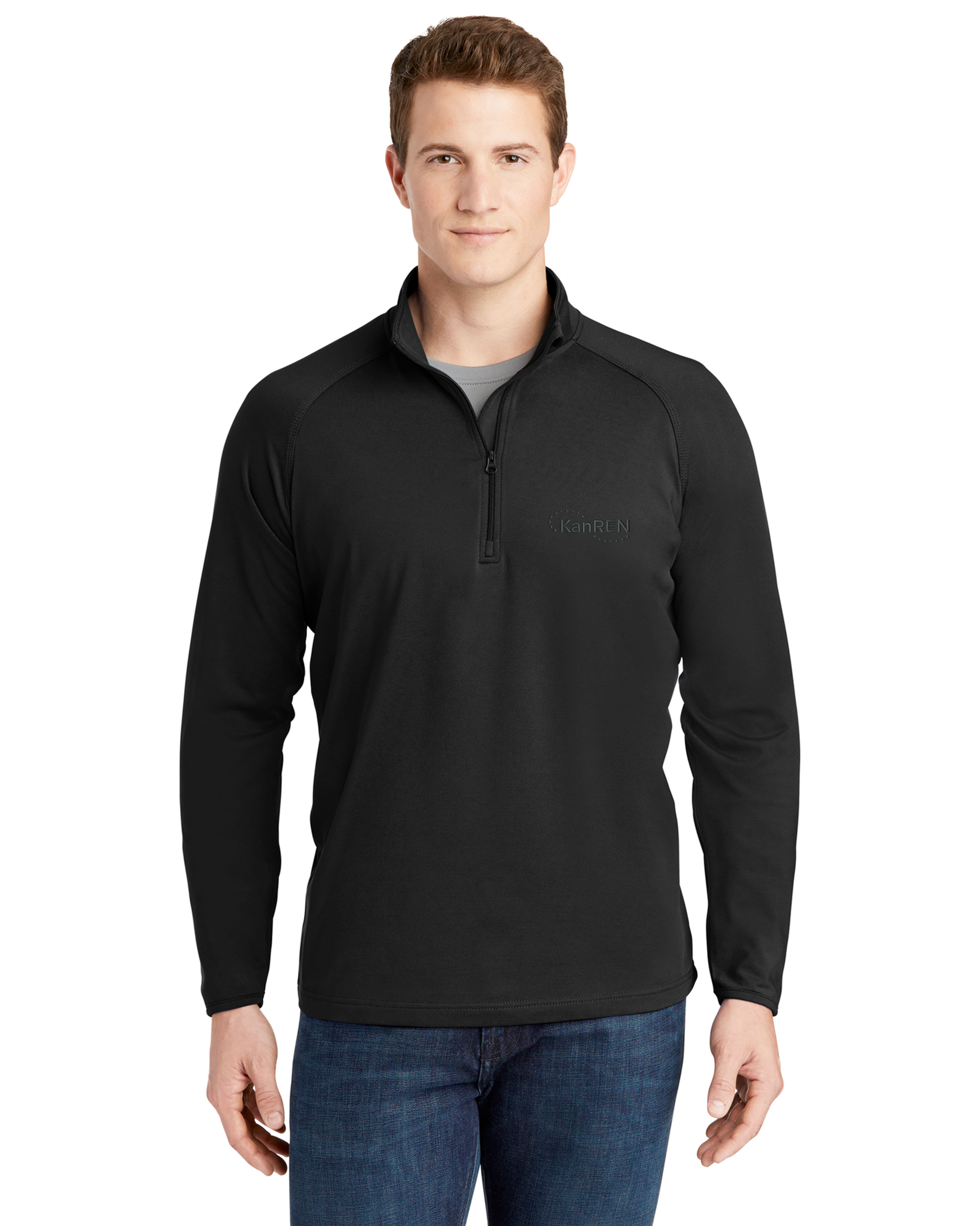 KanRen - Sport-Tek Tall Sport-Wick Stretch 1/4-Zip Pullover - TST850