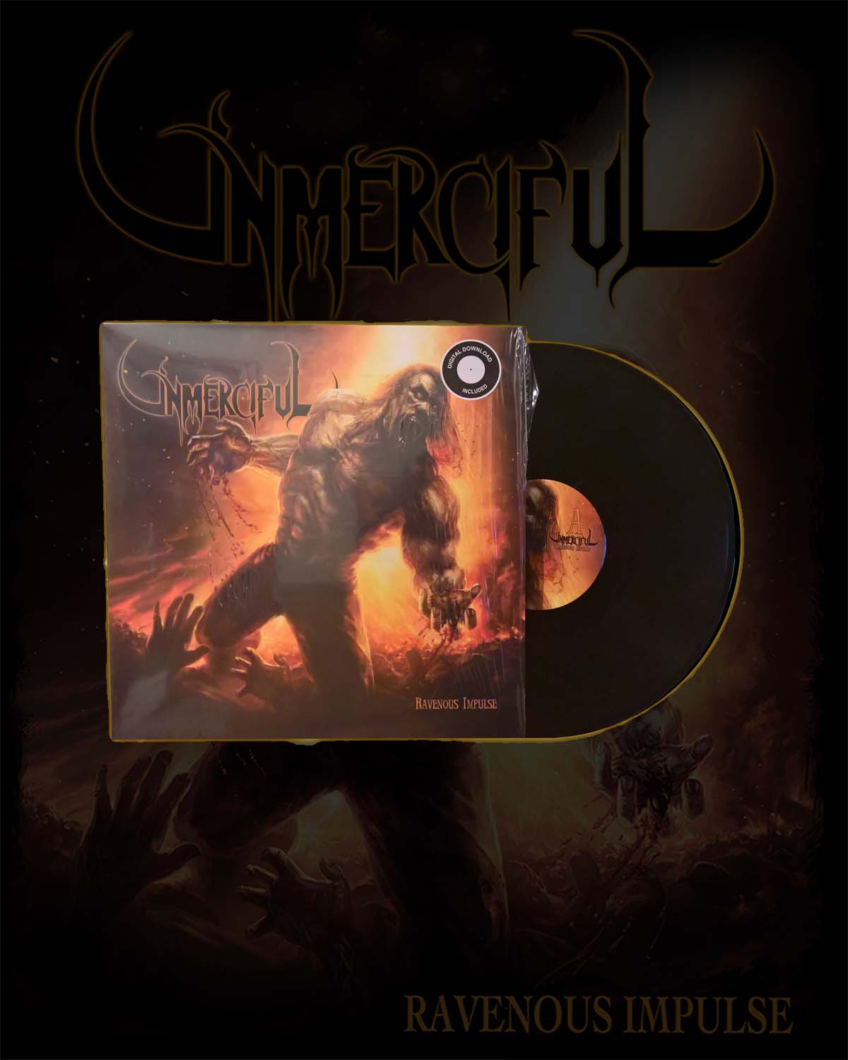 Unmerciful - Ravenous Impulse Vinyl