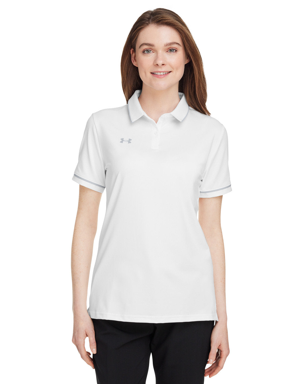 Under Armour Ladies Tipped Teams Performance Polo - 1376905