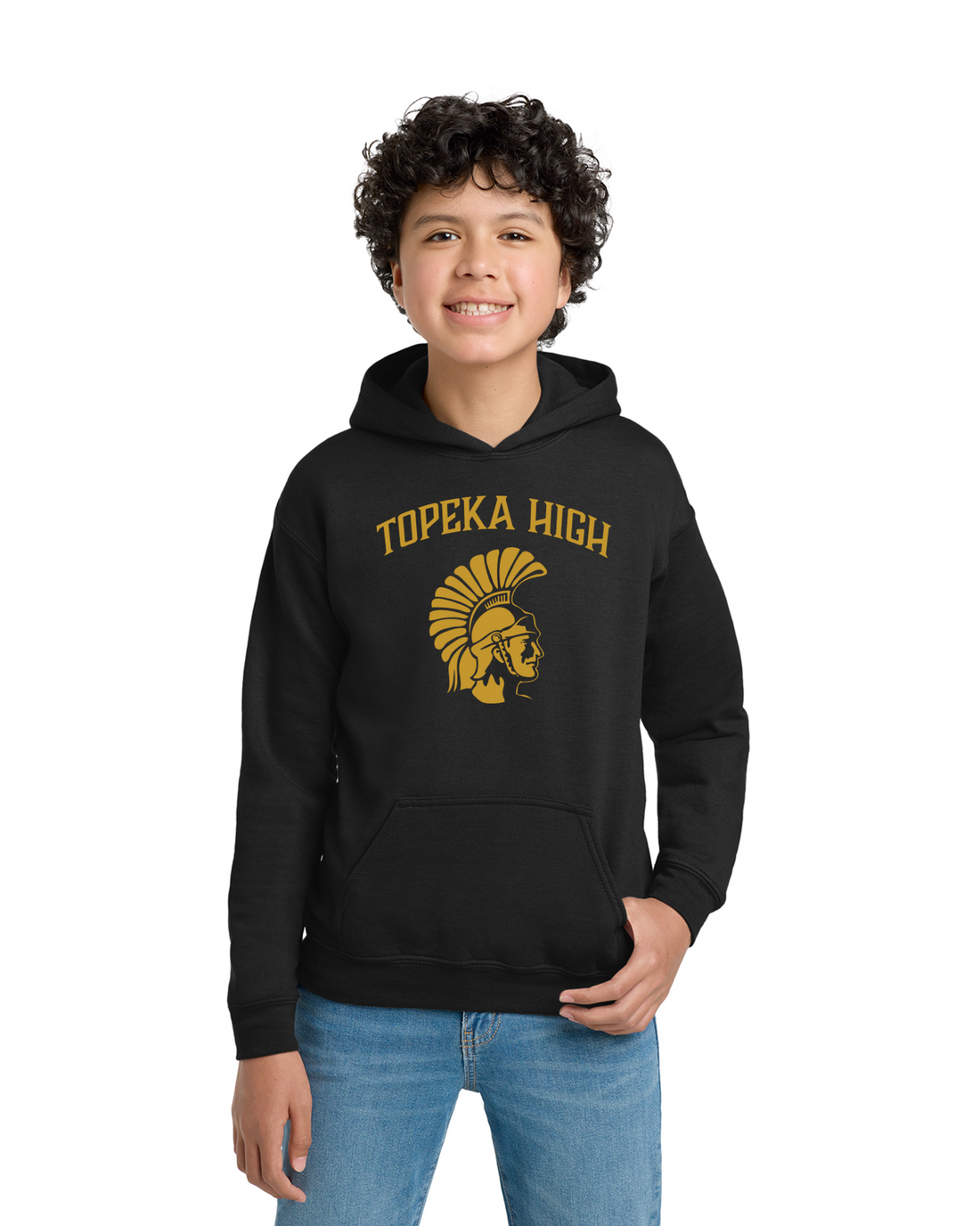 Topeka High PTO - Gildan Youth Heavy Blend Hooded Sweatshirt - 18500B