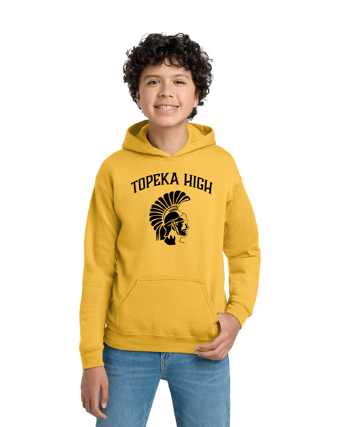 Topeka High PTO - Gildan Youth Heavy Blend Hooded Sweatshirt - 18500B