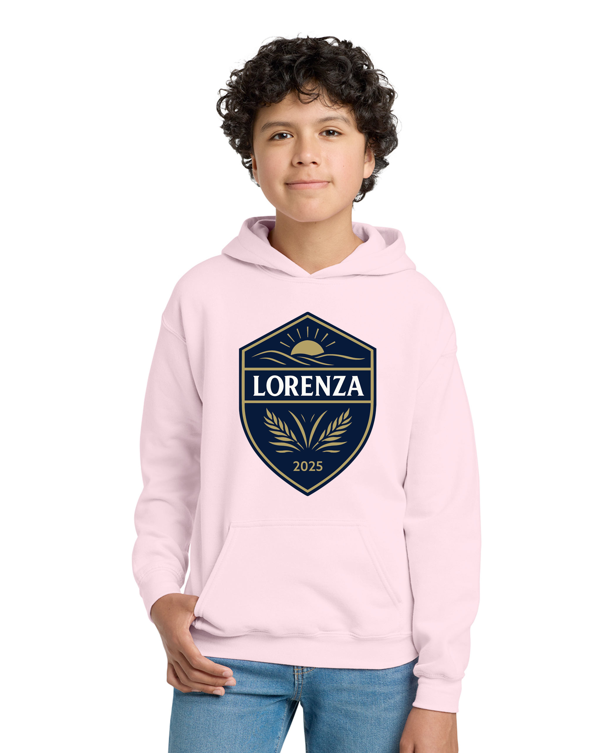Lorenza Soccer - Gildan Youth Heavy Blend Hooded Sweatshirt - 18500B