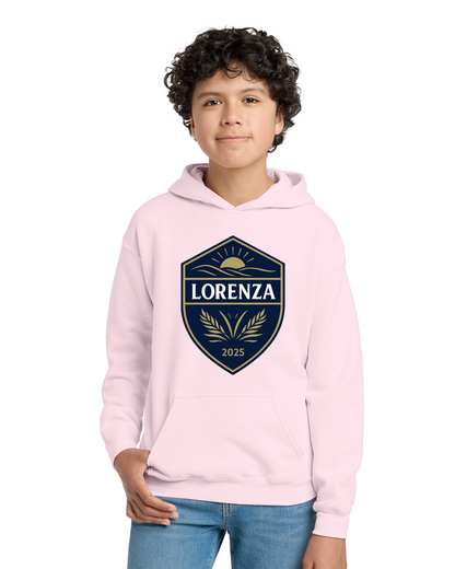 Lorenza Soccer - Gildan Youth Heavy Blend Hooded Sweatshirt - 18500B