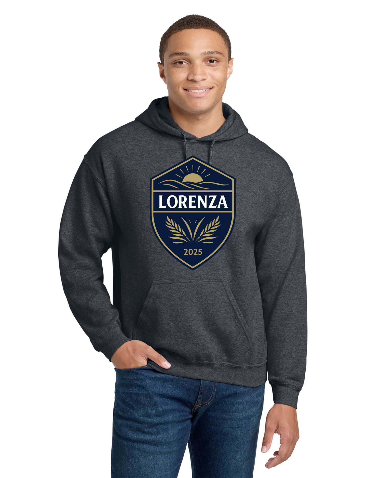 Lorenza Soccer - Gildan Unisex Heavy Blend Hooded Sweatshirt - 18500