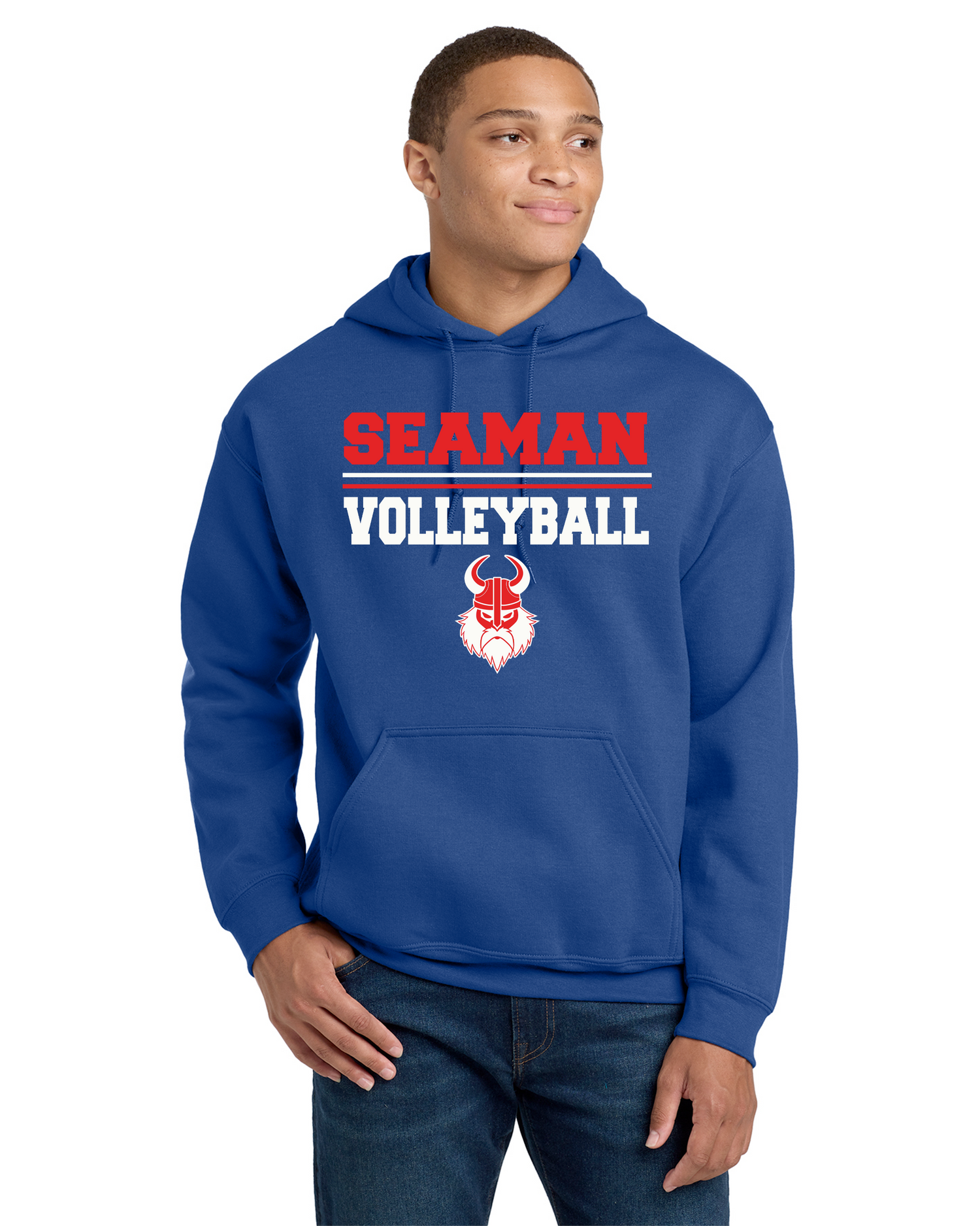 SMS Volleyball - Gildan Adult Heavy Blend 50/50 Hooded Sweatshirt - 18500