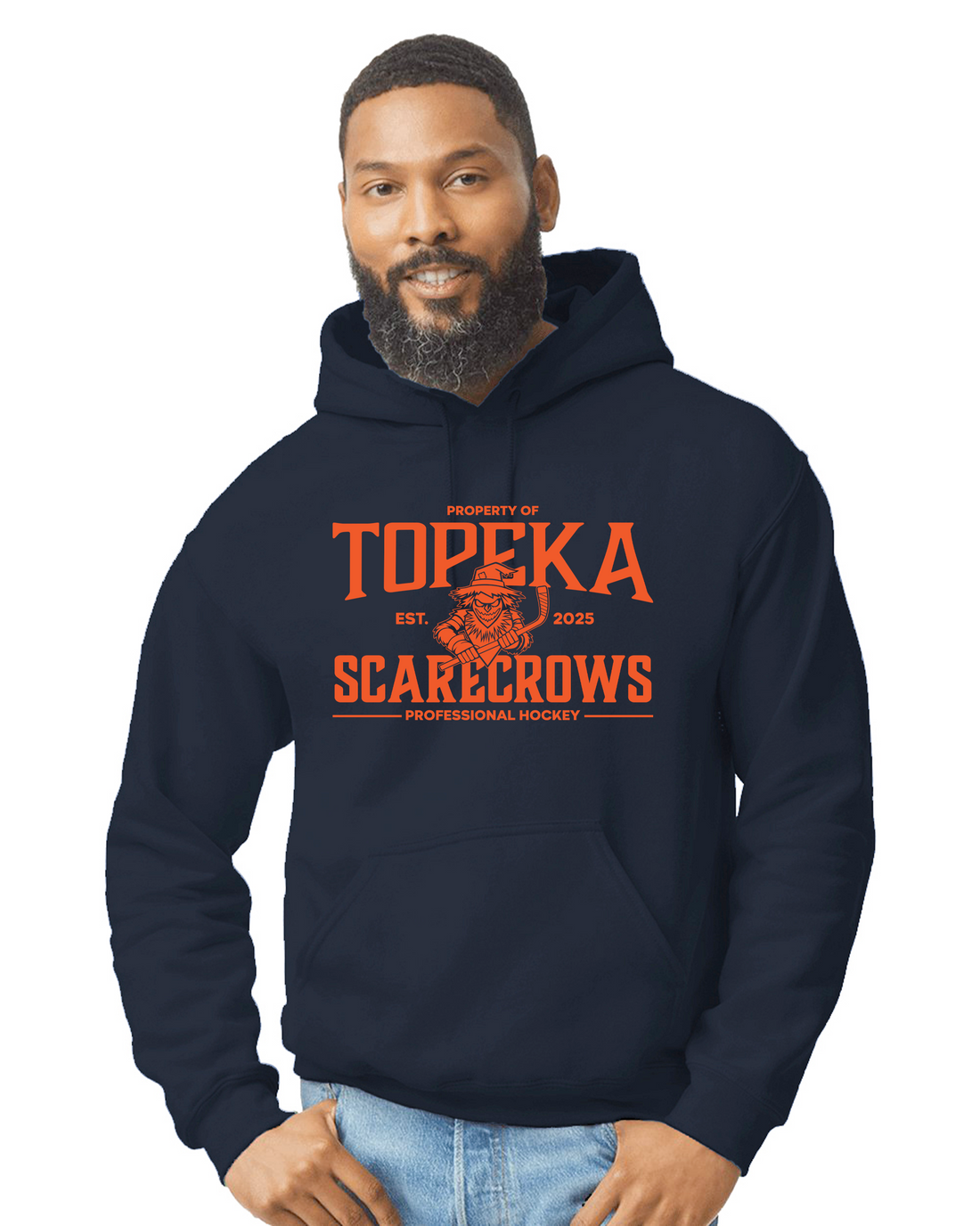 Topeka Scarecrows - Gildan Unisex Heavy Blend Hooded Sweatshirt - 18500