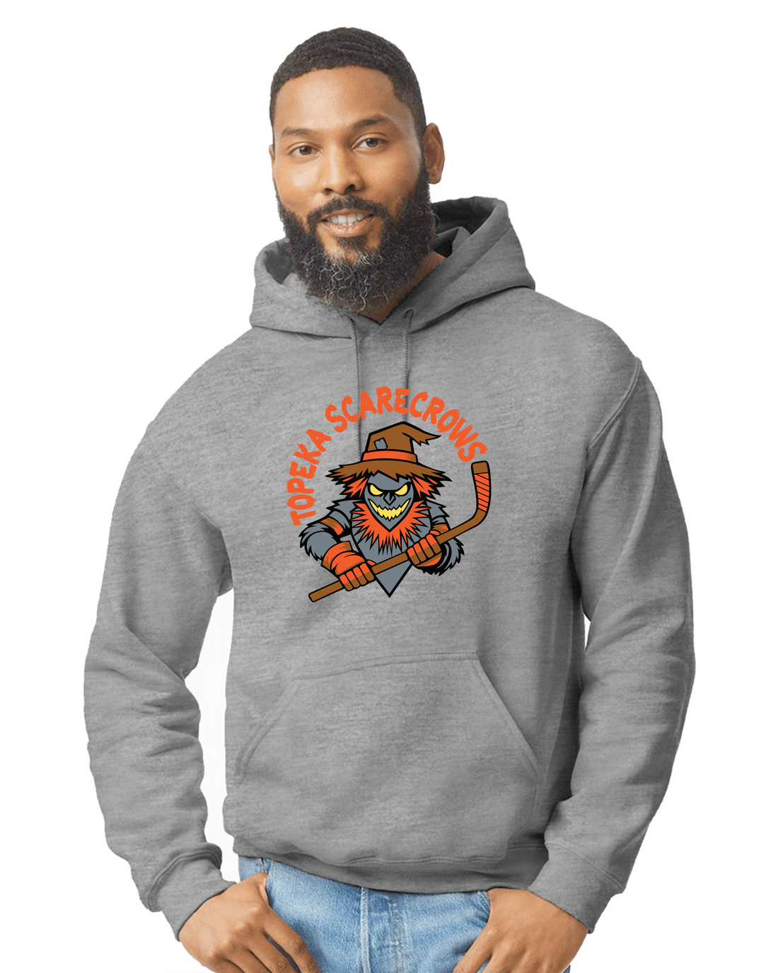 Topeka Scarecrows - Gildan Unisex Heavy Blend Hooded Sweatshirt - 18500