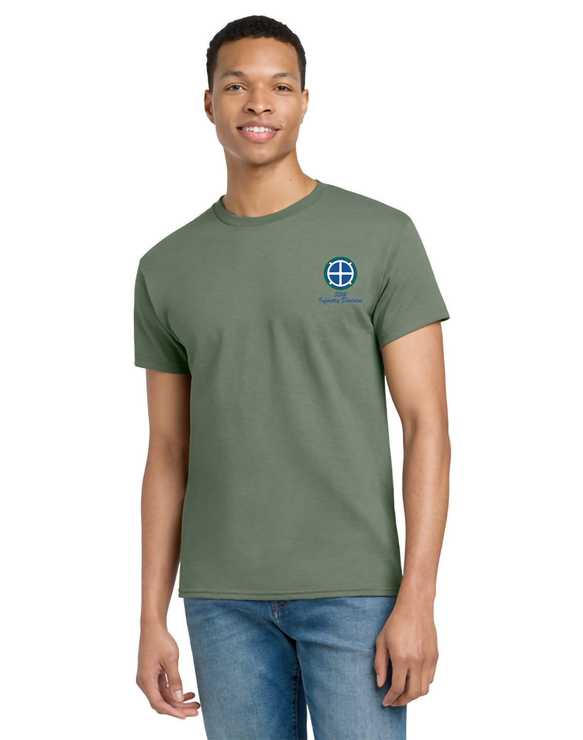 35th Infantry Division - Gildan Adult Ultra Cotton T-Shirt - G200 (Front Only)