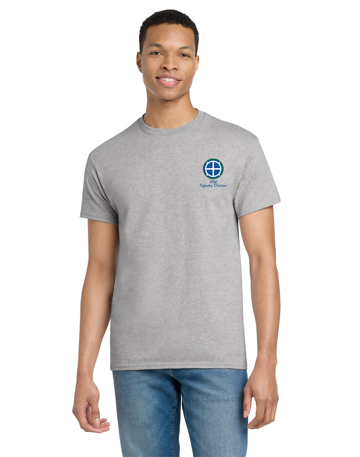 35th Infantry Division - Gildan Adult Ultra Cotton T-Shirt - G200 (Front Only)