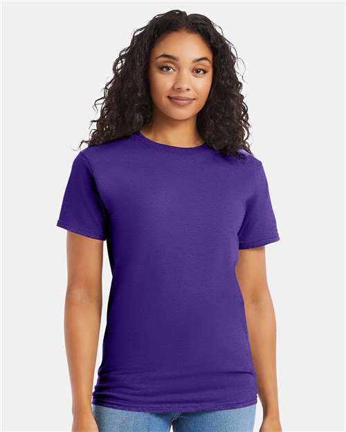 Hanes purple t shirt hotsell