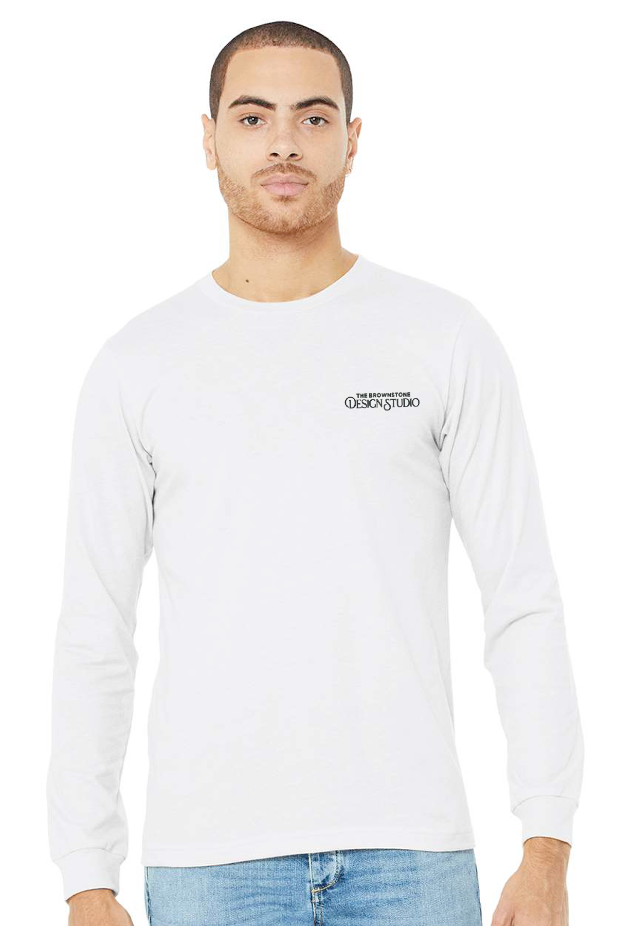 The Brownstone Design Studio - Bella + Canvas Heather CVC Long Sleeve Tee - 3501CVC