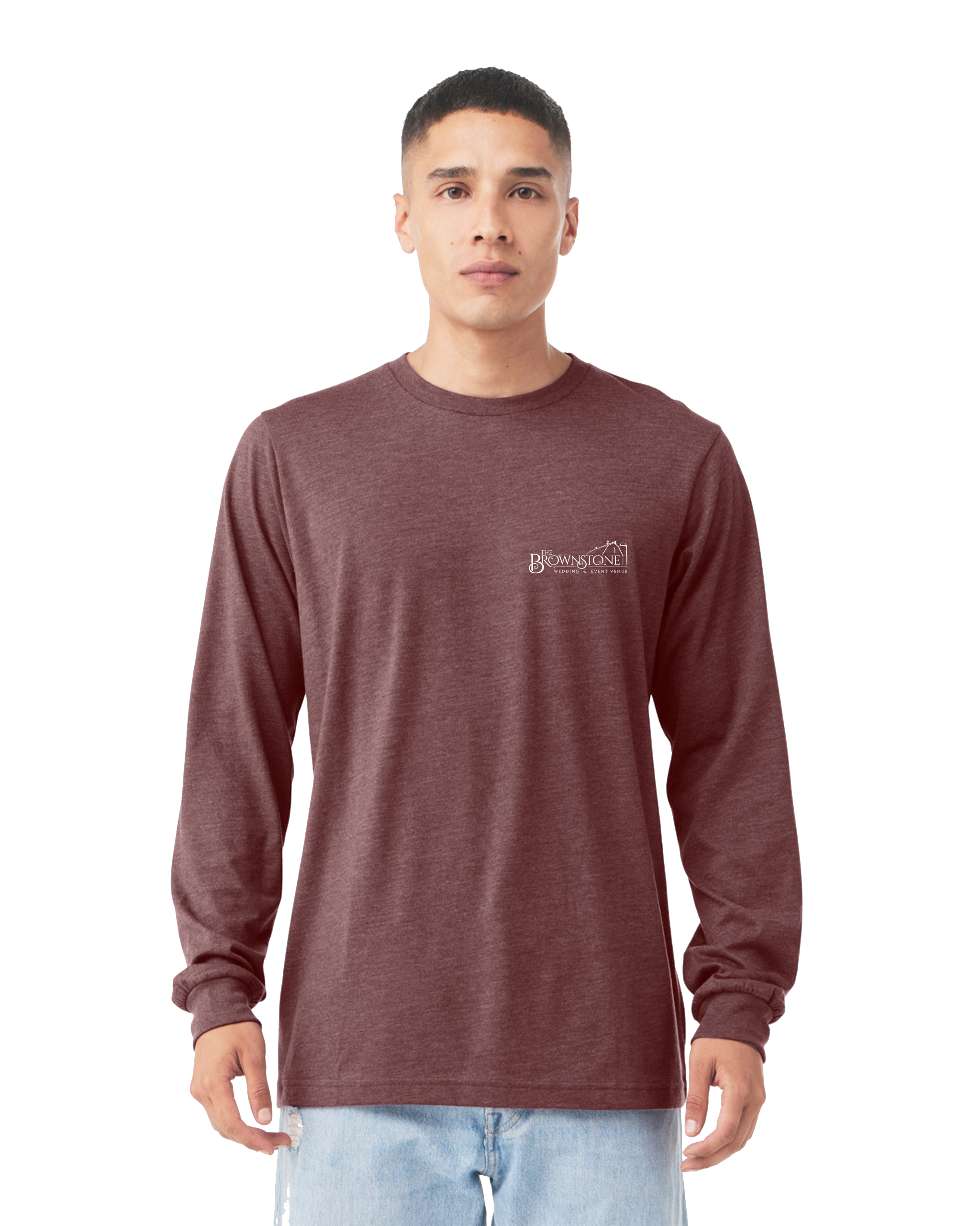 The Brownstone - Bella + Canvas Heather CVC Long Sleeve Tee - 3501CVC