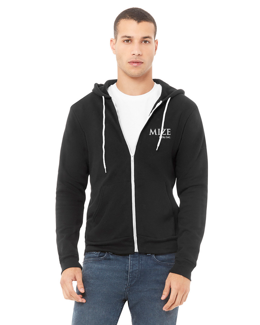 Mize CPAs Inc. - Bella + Canvas Unisex Sponge Fleece Full-Zip Hooded Sweatshirt - 3739