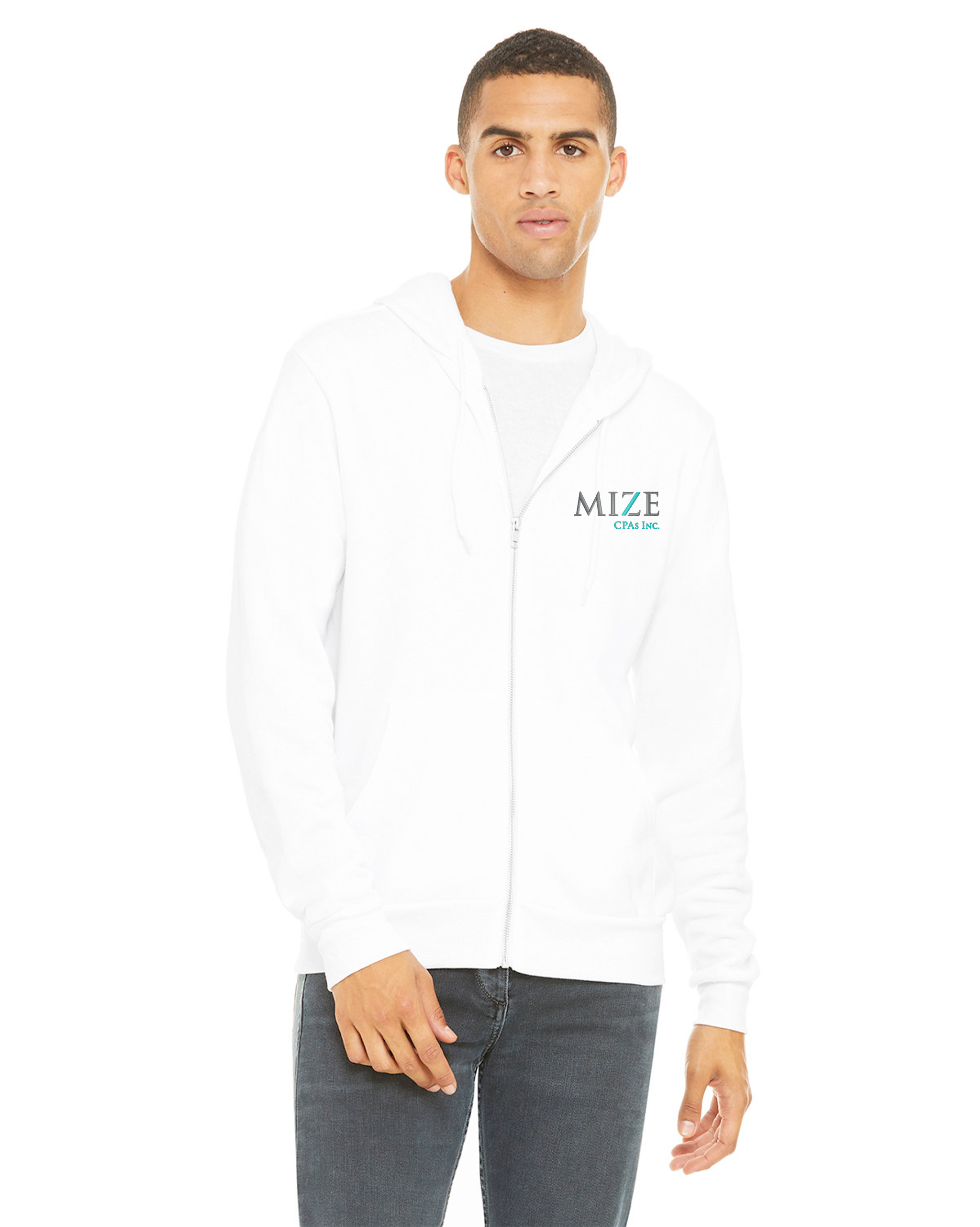 Mize CPAs Inc. - Bella + Canvas Unisex Sponge Fleece Full-Zip Hooded Sweatshirt - 3739