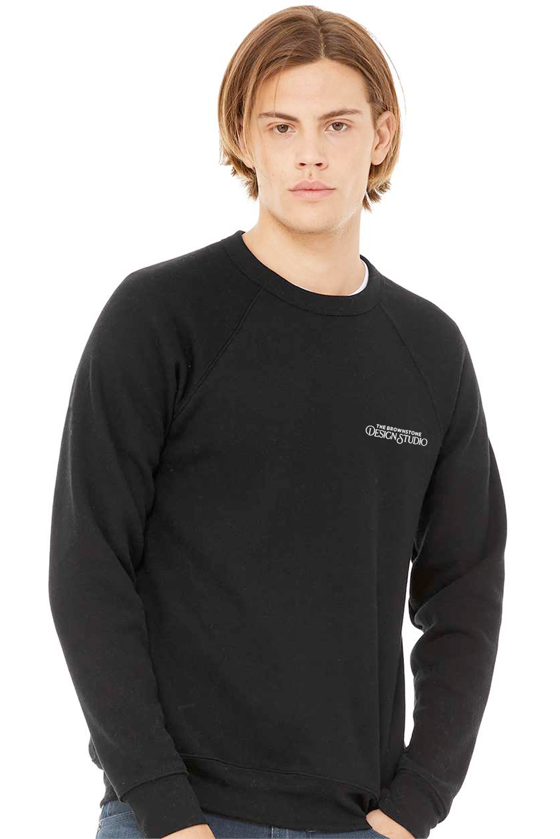 The Brownstone Design Studio - Bella + Canvas Sponge Fleece Raglan Crewneck Sweatshirt - 3901
