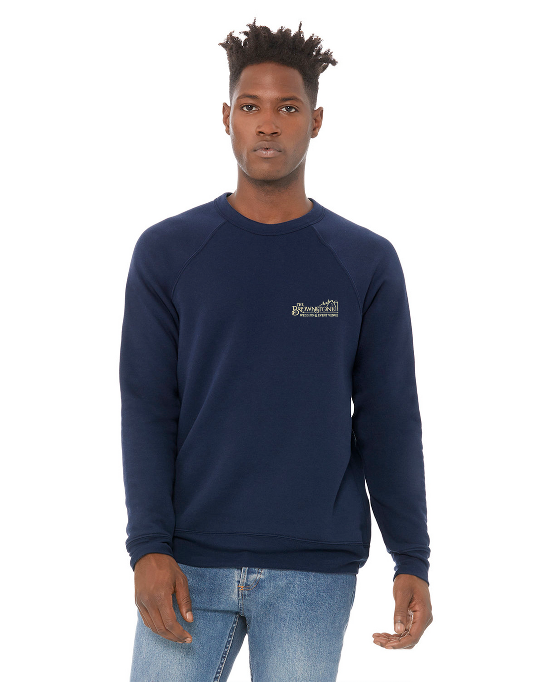 The Brownstone - Bella + Canvas Sponge Fleece Raglan Crewneck Sweatshirt - 3901