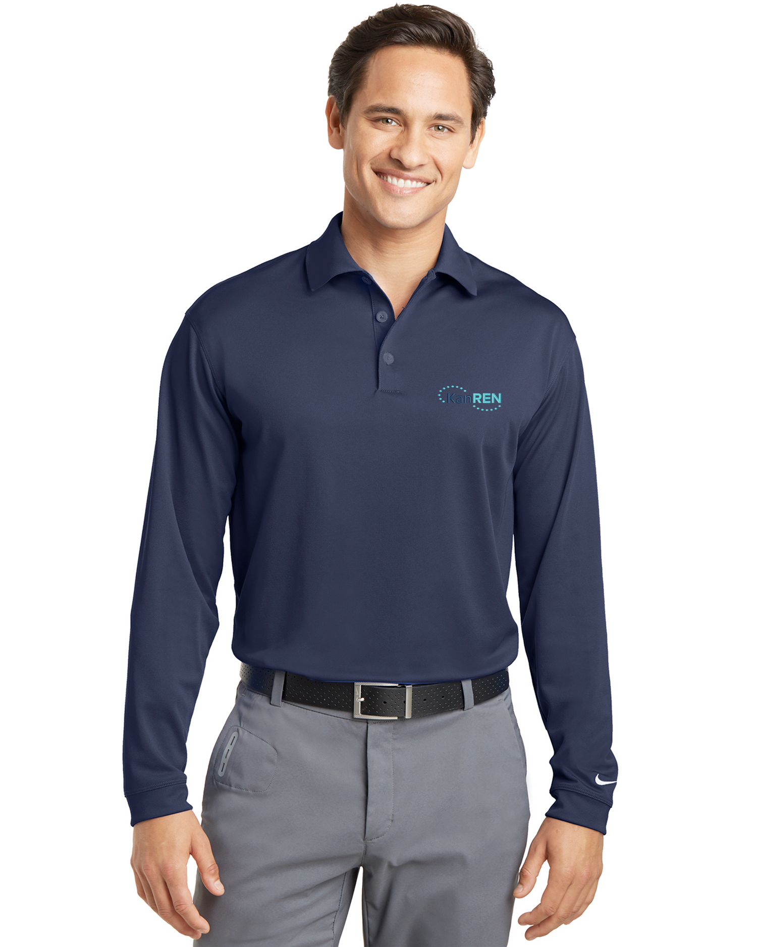 KanRen - Nike Tall Long Sleeve Dri-FIT Stretch Tech Polo - 604940