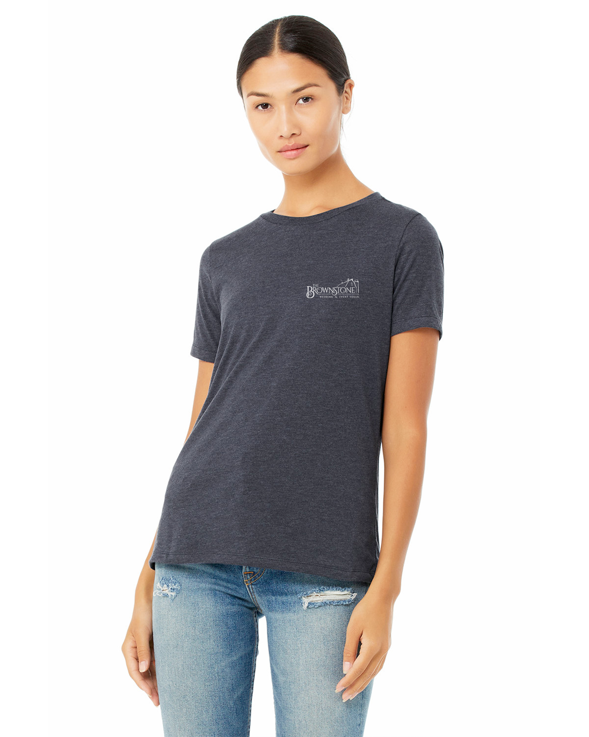 The Brownstone - Bella + Canvas Women’s Relaxed Fit Heather CVC Tee - 6400CVC