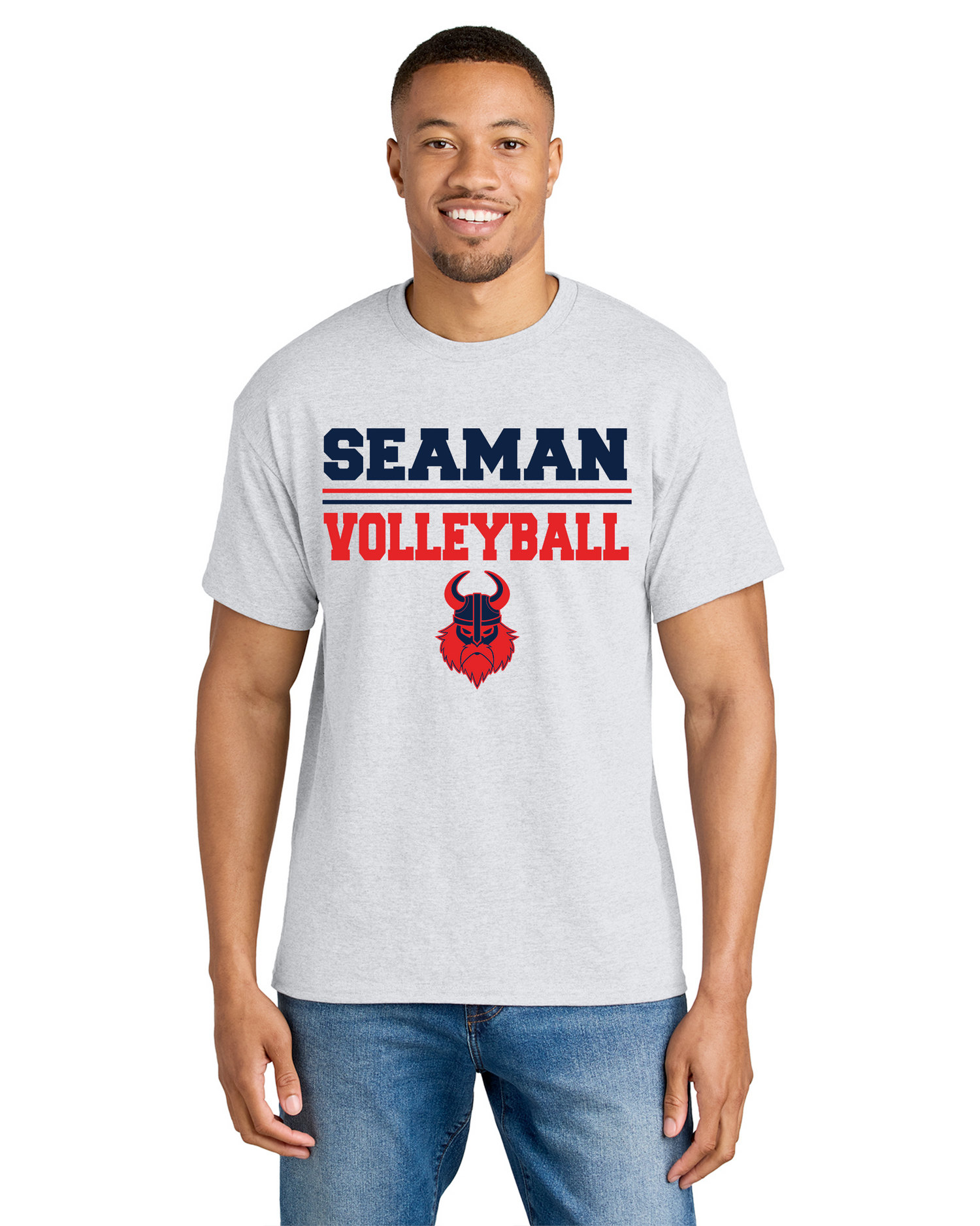 SMS Volleyball - Gildan Adult 50/50 T-Shirt - 8000