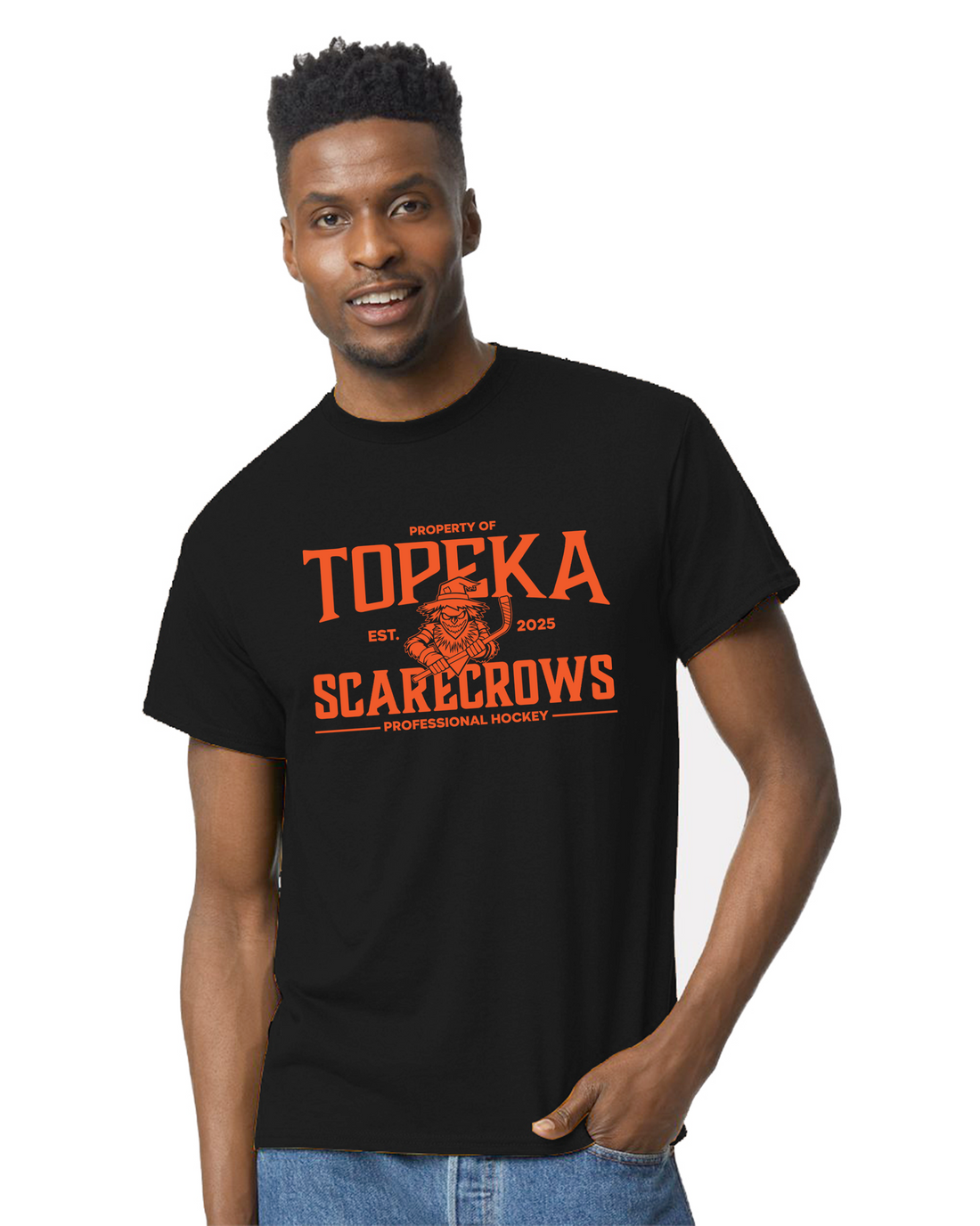 Property of Topeka Scarecrows - Gildan Unisex DryBlend T-Shirt - 8000