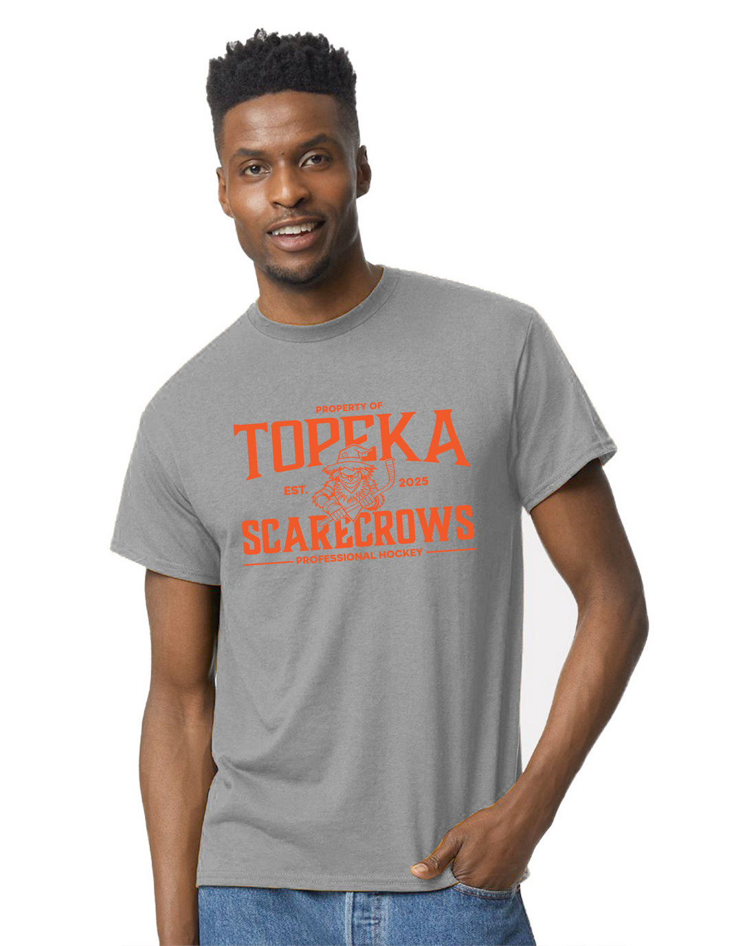 Property of Topeka Scarecrows - Gildan Unisex DryBlend T-Shirt - 8000