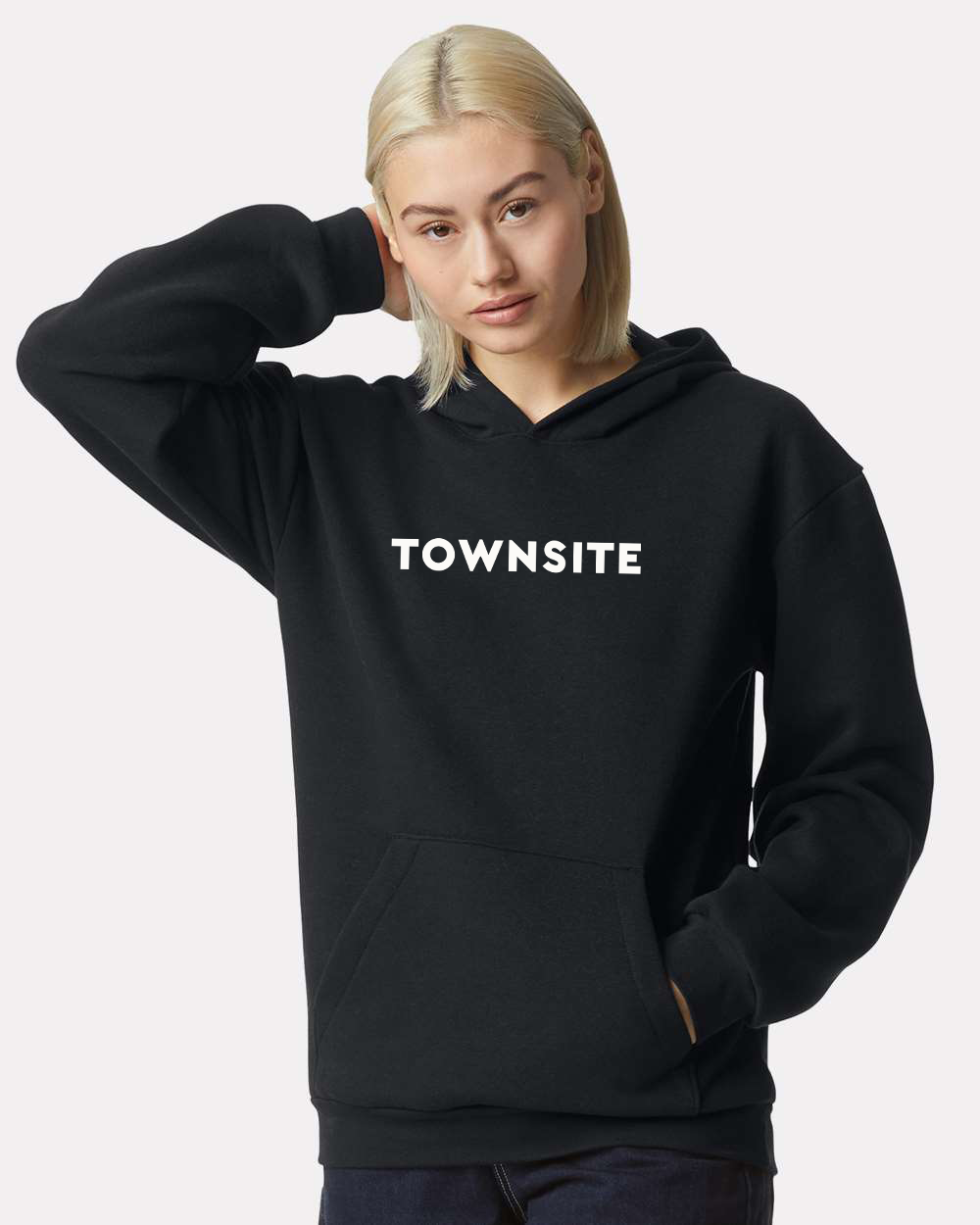 K1 Realty - American Apparel Unisex ReFlex Fleece Hoodie Sweatshirt - RF498