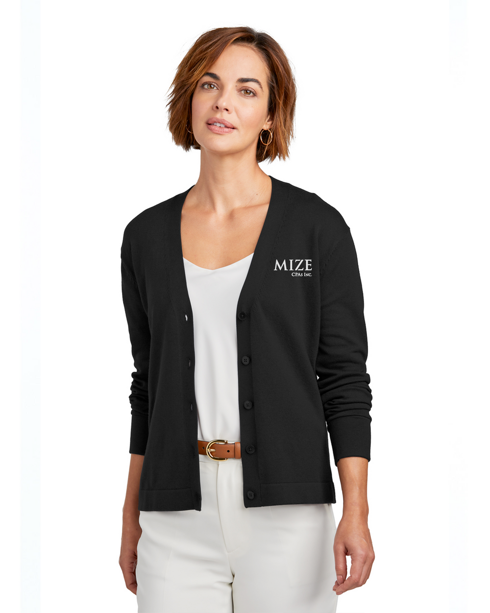 Mize CPAs Inc. - Brooks Brothers® Women’s Cotton Stretch Cardigan Sweater - BB18405