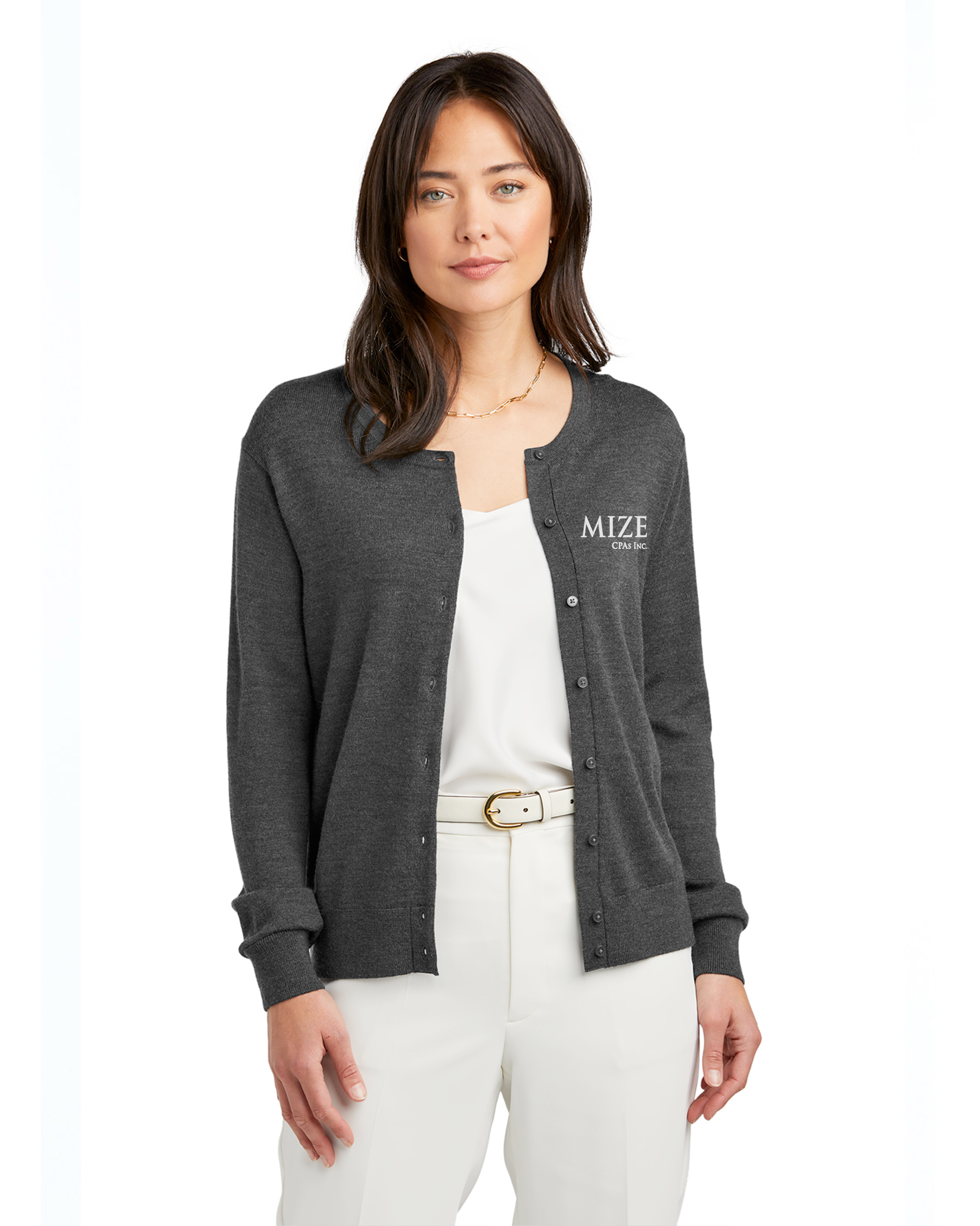 Mize CPAs Inc. - Brooks Brothers Women’s Washable Merino Cardigan Sweater - BB18413