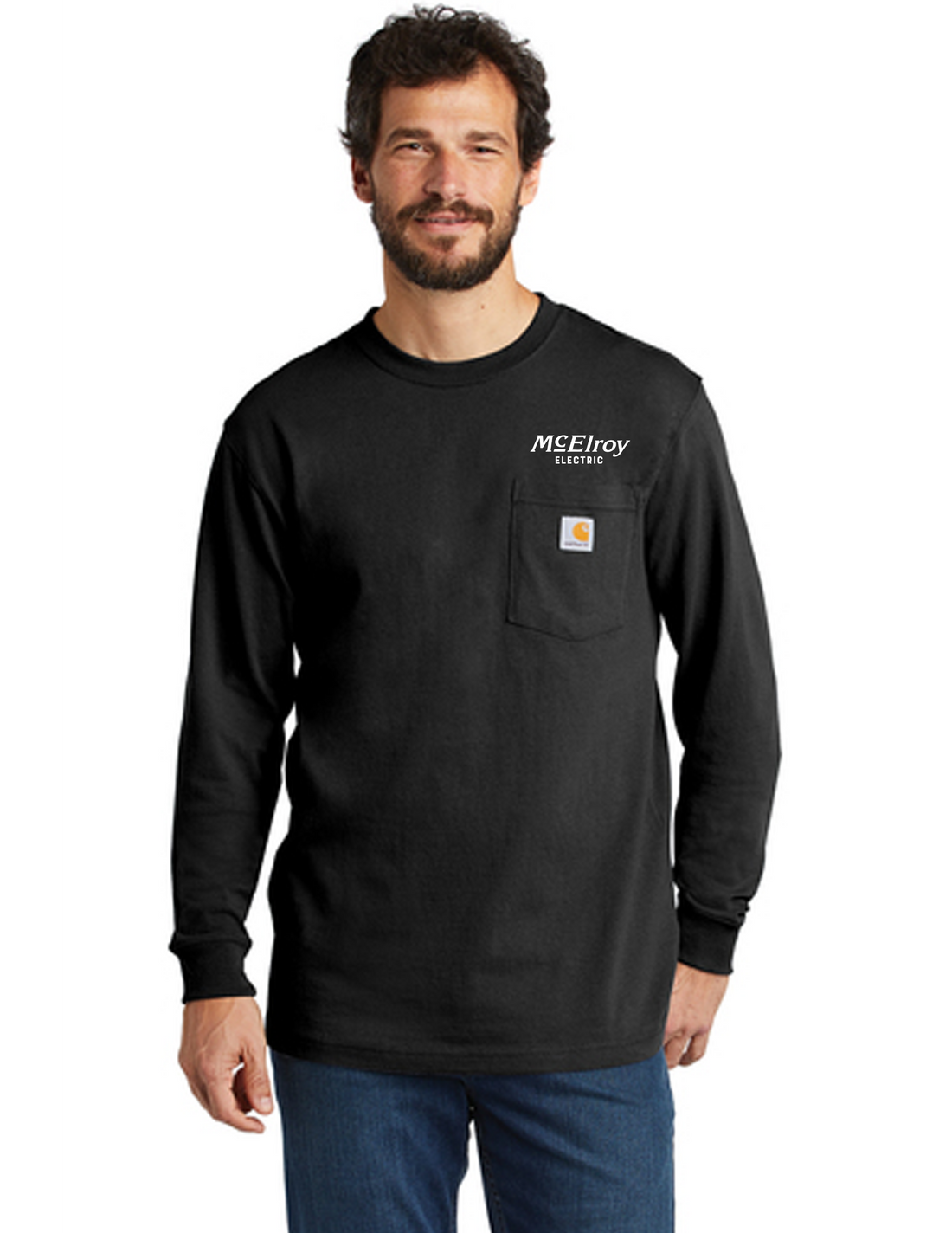 McElroy Electric - Carhartt Workwear Pocket Long Sleeve T-Shirt - CTK126