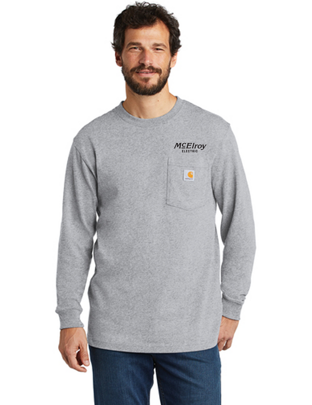 McElroy Electric - Carhartt Workwear Pocket Long Sleeve T-Shirt - CTK126