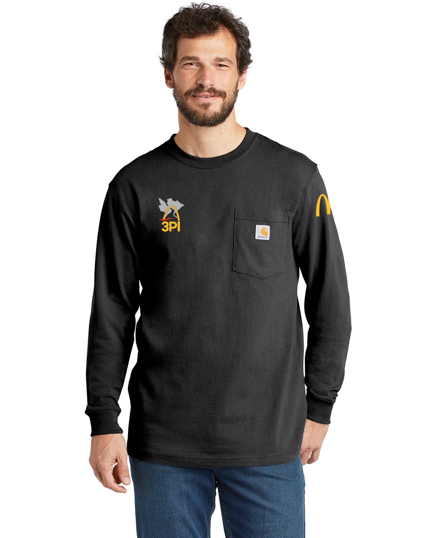 3PI Staff - Carhartt Workwear Pocket Long Sleeve T-Shirt - CTK126