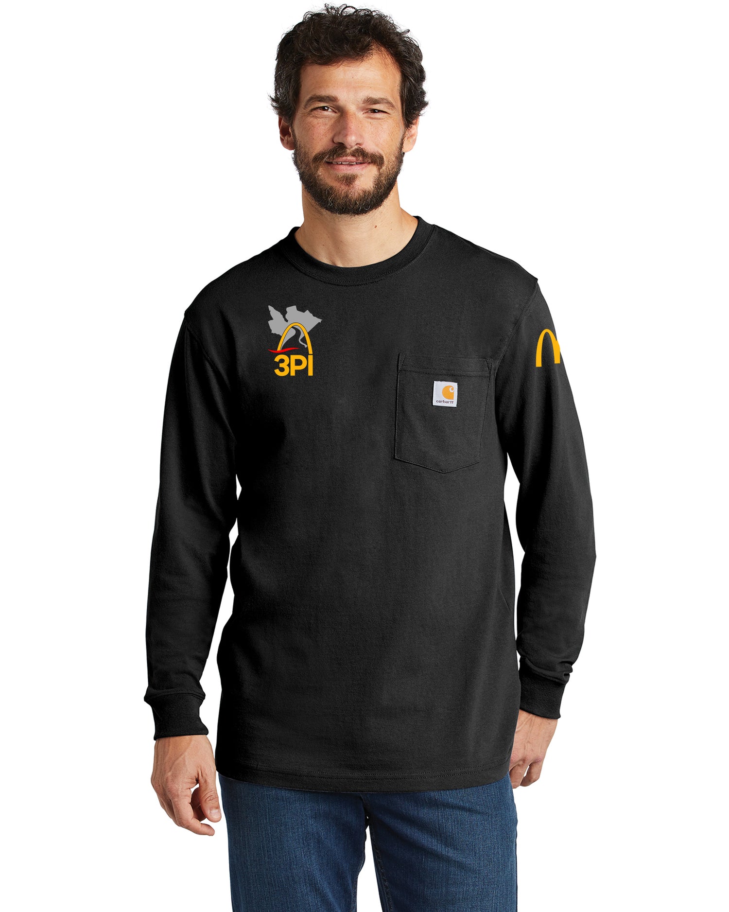 3PI Staff - Carhartt Workwear Pocket Long Sleeve T-Shirt - CTK126